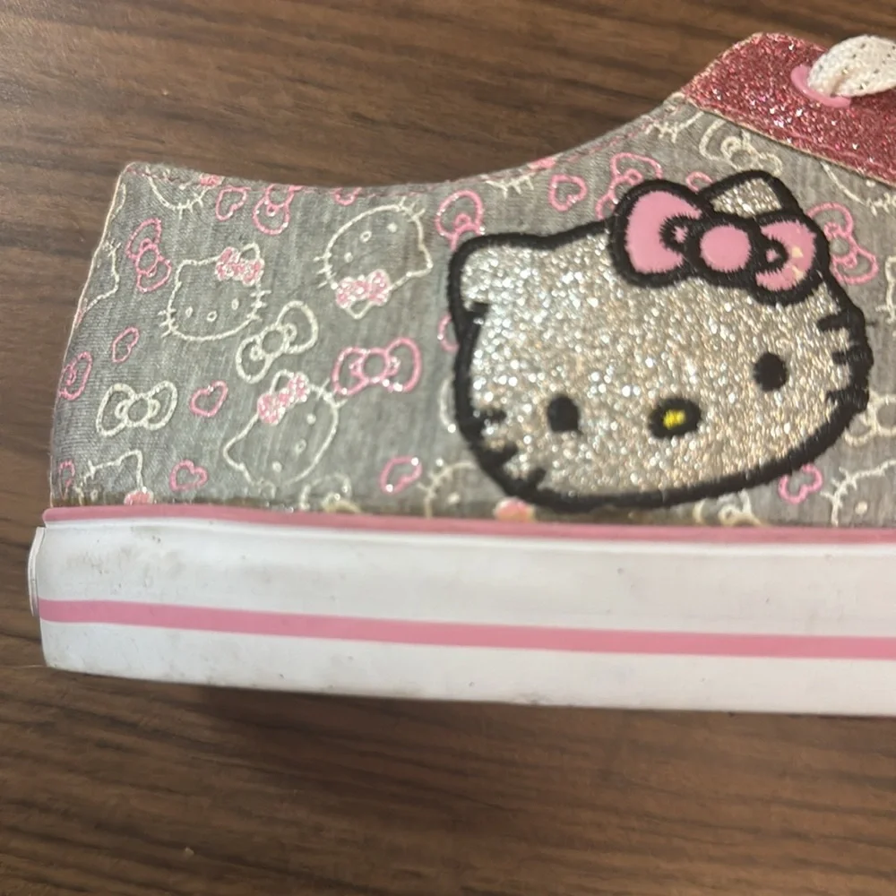 Hello Kitty Pink and Gray Women's Sneakers